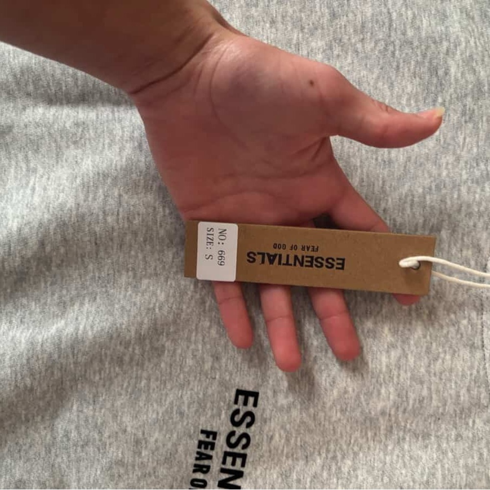 Fear of God Essentials Heather Gray Tee